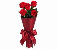 Букет 5 Красных роз Эдлесс Лав в Аксарке