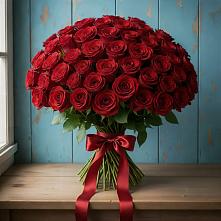 Букет Красные розы Блэк Меджик в Аксарке
