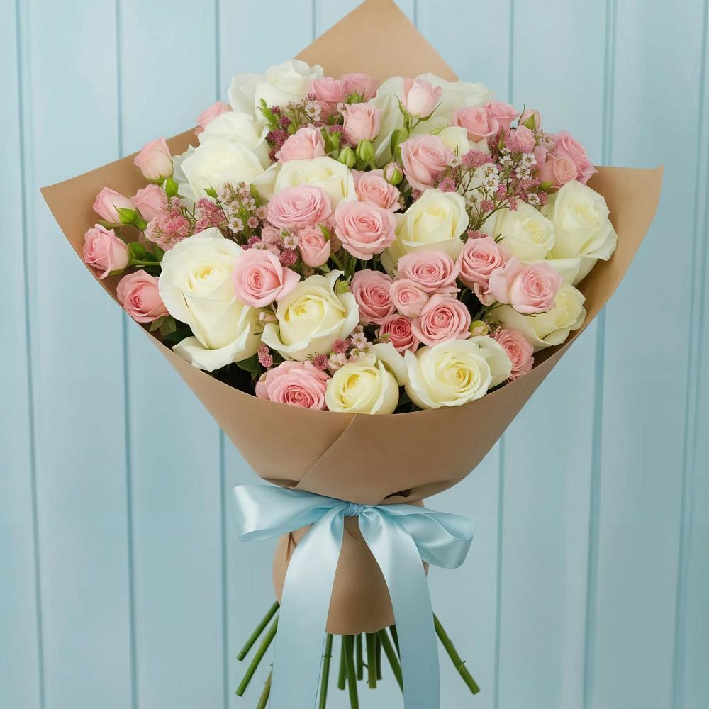 Букет цветов из: Розы в Аксарке