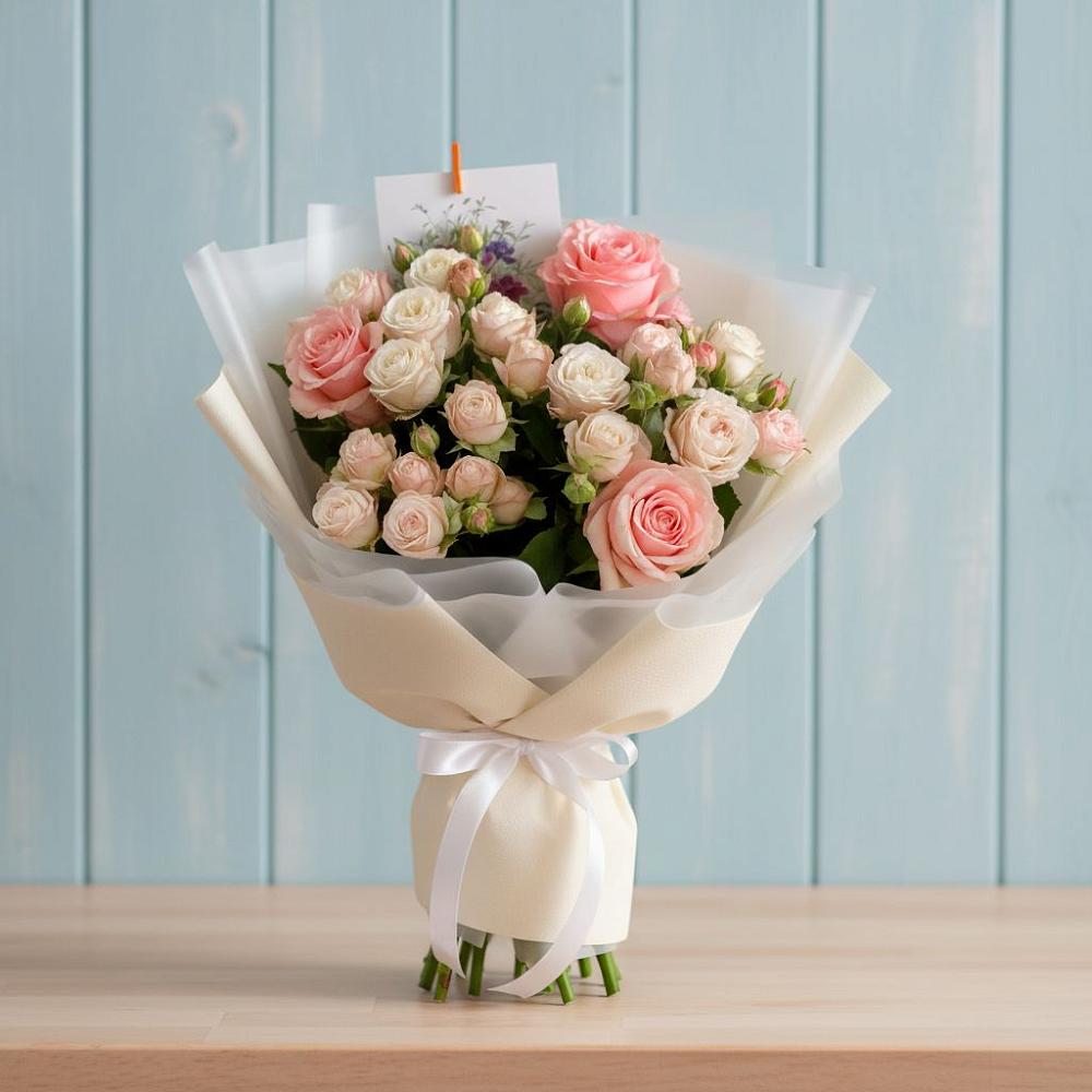 Букет цветов из: Розы в Аксарке