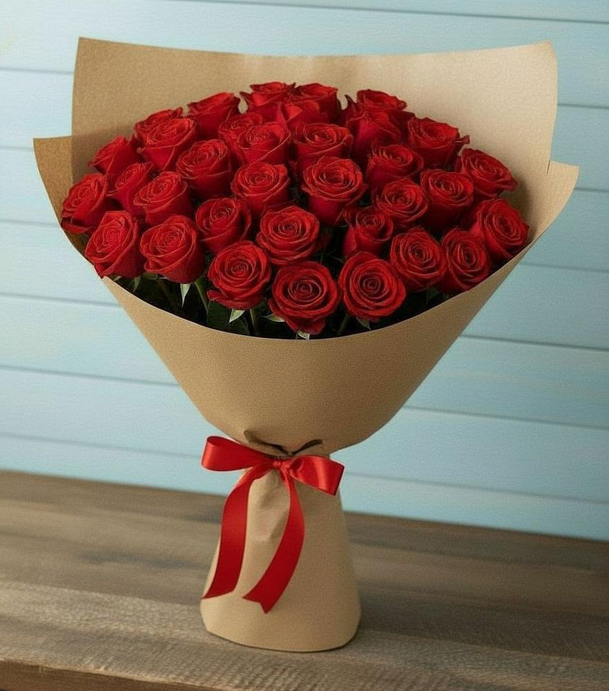 Букет Красные розы Милано в Аксарке