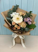 Букет цветов из:  Герберы и Хризантемы в Аксарке
