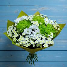 Букет цветов из:  Хризантемы #REPLACE_PRED# Аксарке