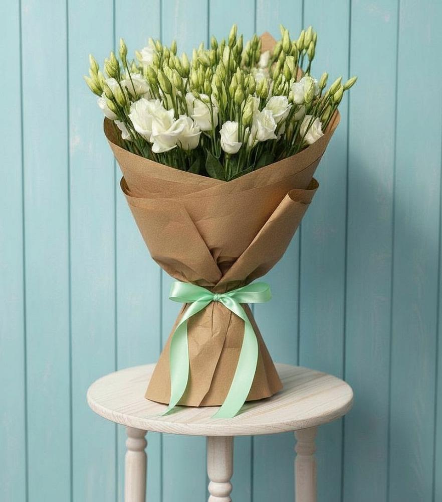 Букет цветов из: Лизиантусы в Аксарке