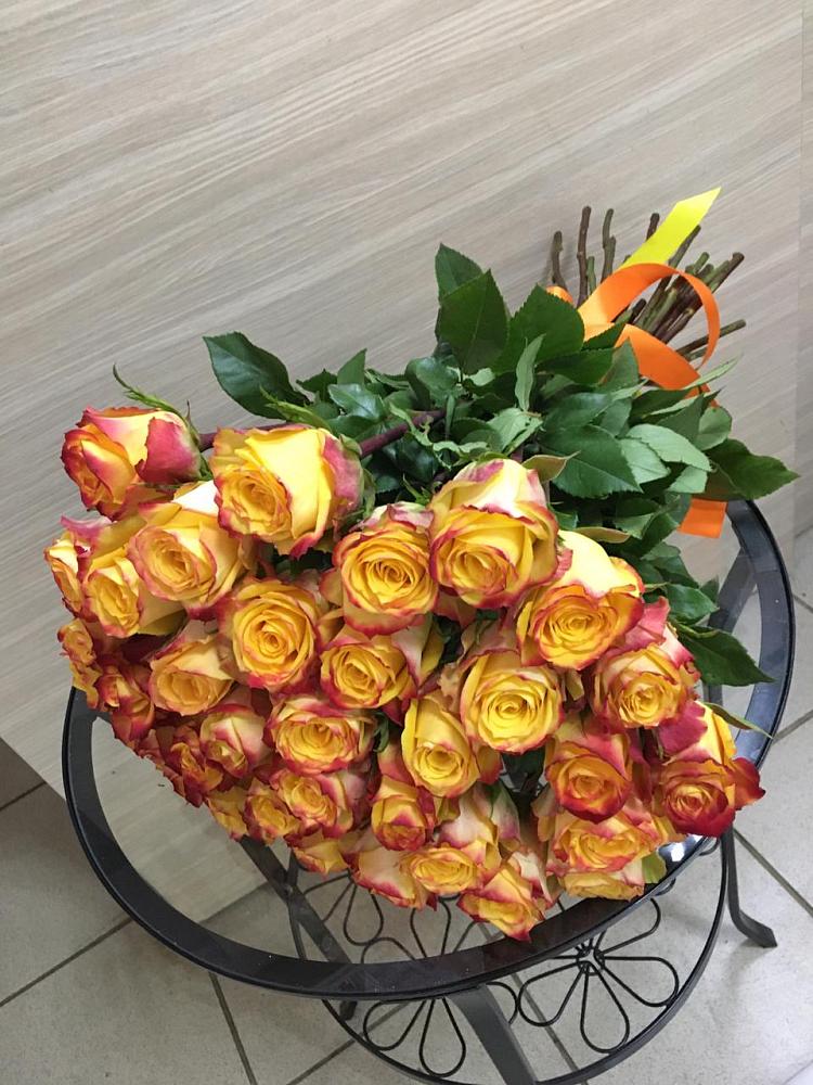 Букет Желтые розы в Аксарке