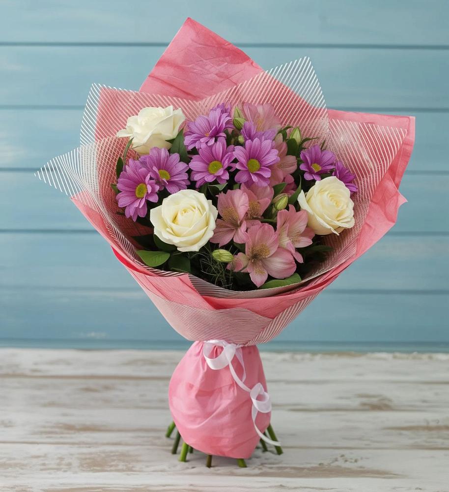 Букет цветов из: Герберы в Аксарке